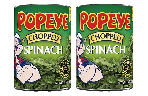 Popeye Spinach Can | eBay