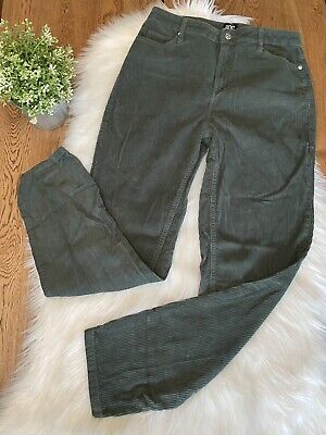 BDG Women's Forest Green Corduroy Mom Jean High Rise Pants