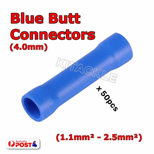 50/100X Insulated Straight Butt Electrical Wire Connector Kit Crimp Terminals AU - Picture 14 of 26