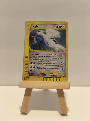 POKEMON ENGLISH Lugia 149//147 Aquapolis Holo Crystal Type