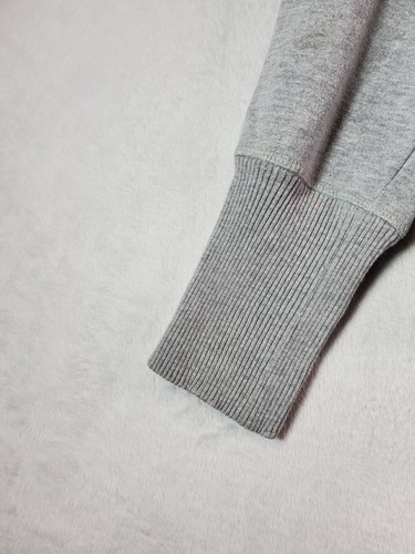 Raut Hoodie Girls Size XL Gray Knit Cotton Pocket Long Raglan Sleeve Full Zipper - Picture 6 of 9