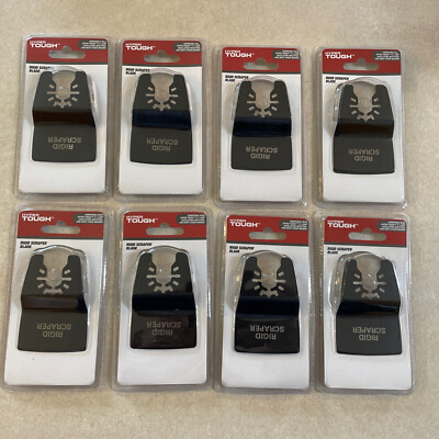 Hyper Tough 2'' Rigid Scraper Blade, Black (8 PACK) rigid oscillating tool 8 PCS