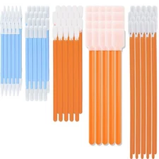 Foam Tip Cleaning Swab Kit 5 Types 100 Pack Cleanroom Sponge Stick Foam Swab ...