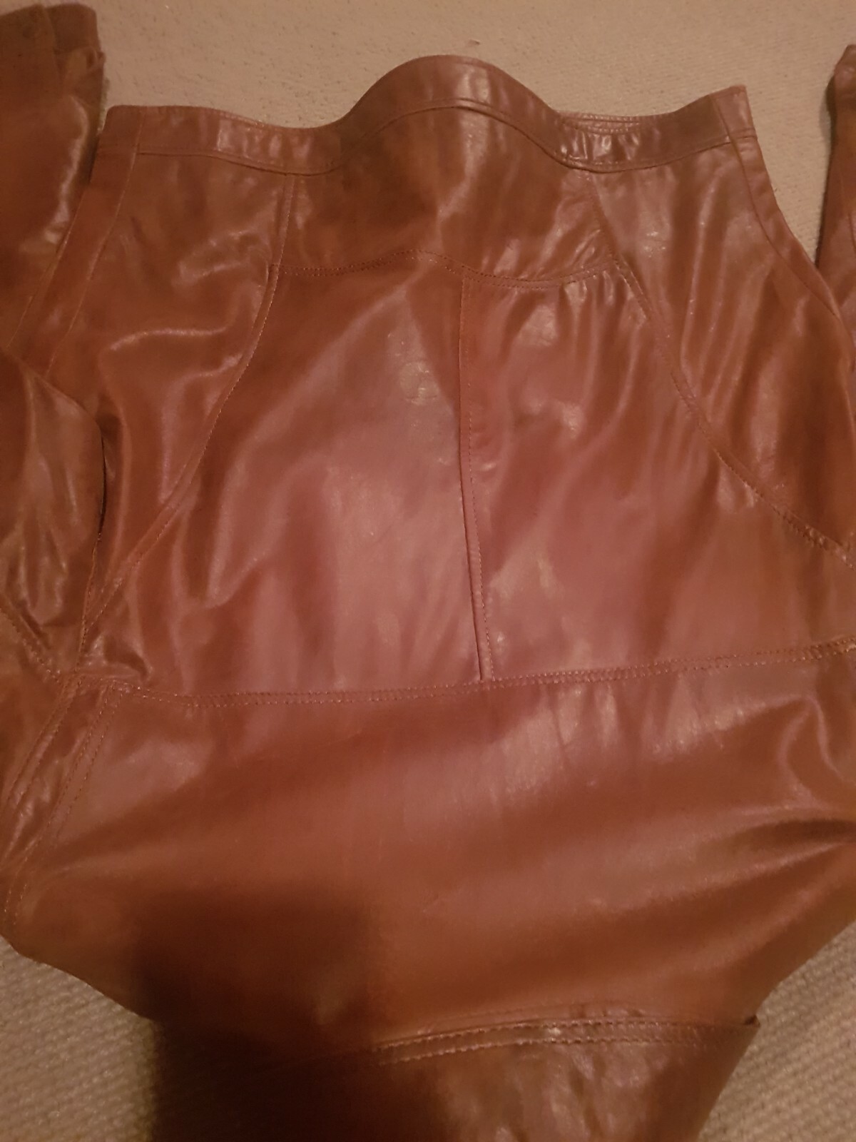 mens leather jacket xl used eBay