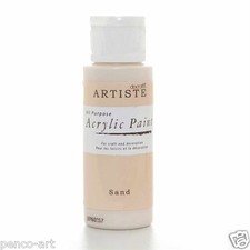 West Docraft Artiste Craft Acrylic Paint Colours Bottles Matt, Metallic or Pearl