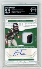 K624 CRIS CARTER 4 COLOR PATCH AUTO 2022 NATIONAL TREASURES HOLO SILVER /25