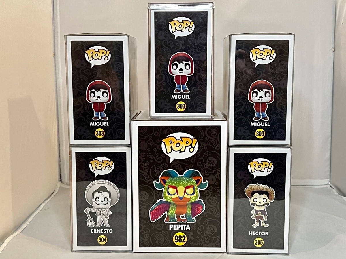 Funko Pop! Disney Pixar Coco Vaulted Set of 6 (Miguel, Hector