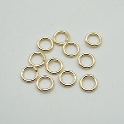Gold Filled Click and Lock Biegering 14KT - 1,62mm x 10mm - 2 oder 10 Stück