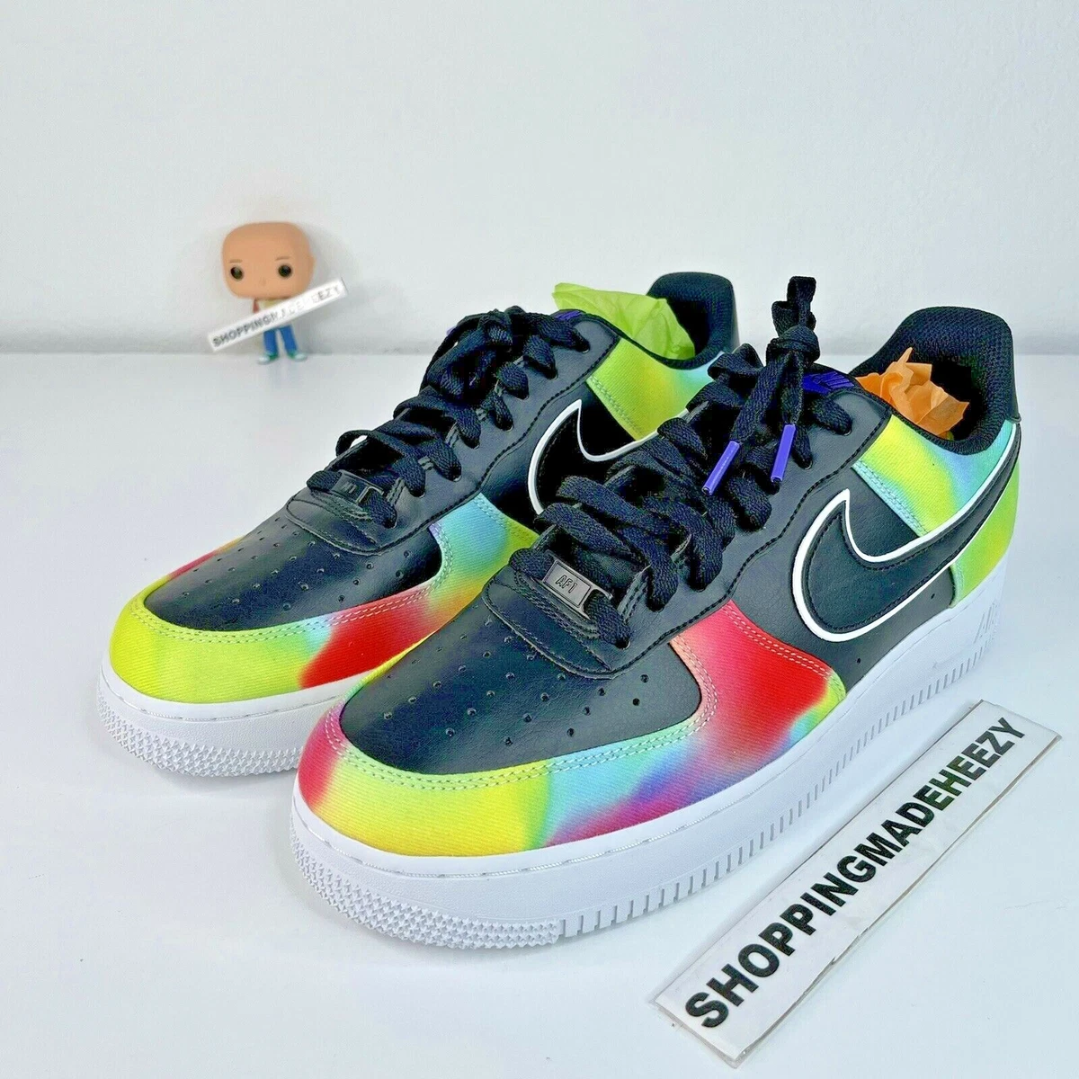 Rainbow lv 1's/white af1