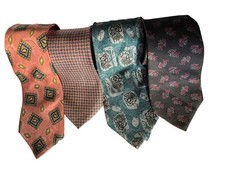 KUPPENHEIMER Premier 100 Italy Silk Neck Tie Lot Of 4 Classic Style