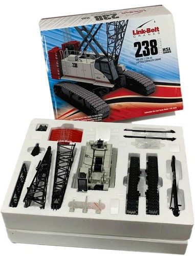 Link-Belt 238HSL Crawler Crane Replicars 1:50 Scale Diecast Model #LB128700 New - Afbeelding 1 van 4