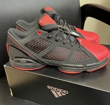 Size 13 - Adidas Adizero Rose 1.5 Restomod Low Black Vivid Red for
