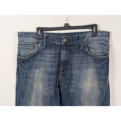 Mavi Matt Relaxed Straight Leg Embroidered Jeans Men's Size 36x36 - Picture 2 of 14