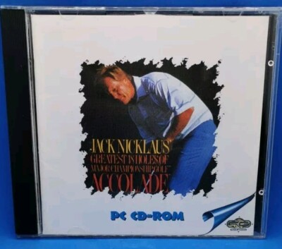 Jack Nicklaus' Greatest 18 Holes of Major Championship Golf Vintage PC Spiel selten