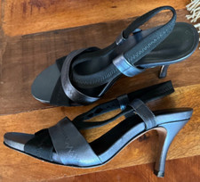 DONALD J PLINER HEELS/SANDALS SIZE 6 M SHOES LEATHER SOLES Hand Made SPAIN