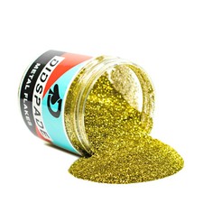 2oz Citron Gold 0.008 Gold Micro Metal Flake - Solvent Resistant Glitter