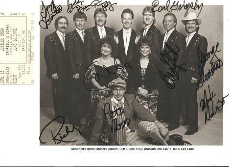 Campbell's Ozark Country / SIGNED PROFESSIONAL PHOTOGRAPH OF THE 10 MEN 1st 1992 - Picture 1 of 1