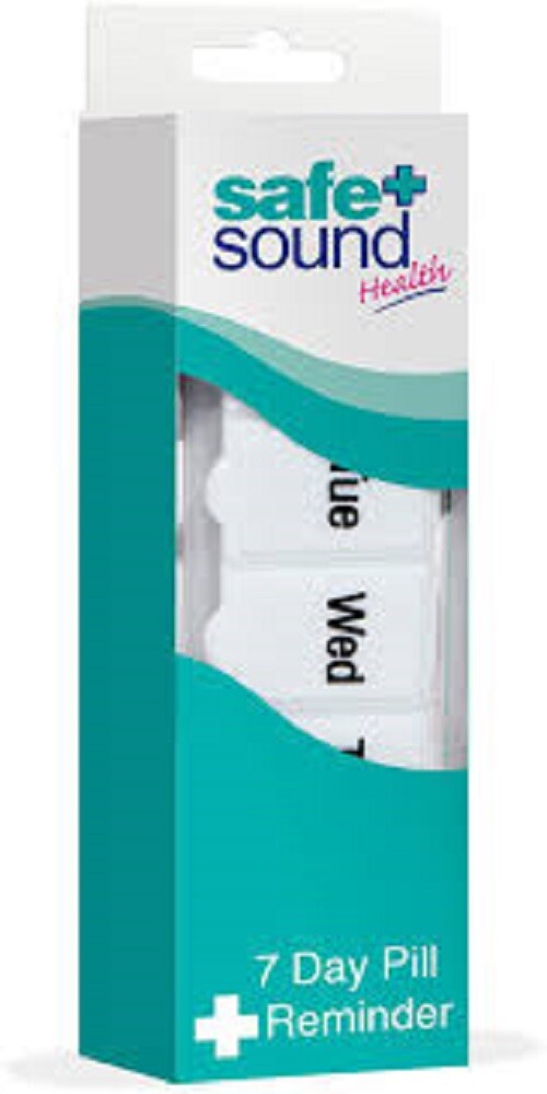 Safe and Sound Mini Pocket Sized 7 Day Pill Box, Pop-open-catch lids - Image 5