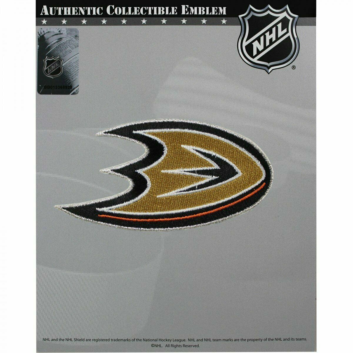 Anaheim Ducks Secondary Team NHL Logo Hockey Jersey Patch