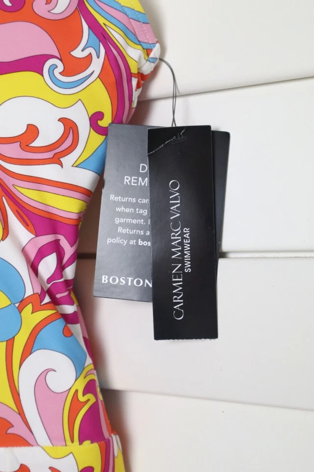Vestido de baño CARMEN MARC VALVO BOSTON APROPIADO NUEVO CON ETIQUETAS $150 Swim Sense traje de baño talla 16 Foto 2 de 4