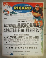 Alte Lithografie Ricard Um 1950 ( LG008 )