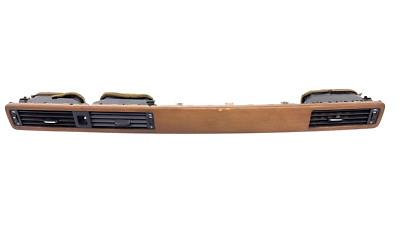 2009 2014 Volvo S80 Dash Trim Molding w/ Air Vents Wood Grain Walnut Brown OEM