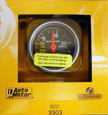 Auto Meter 3303 Sport Comp Vacuum Boost Mechanical Gauge 2 116 30 In.hg 30 Psi