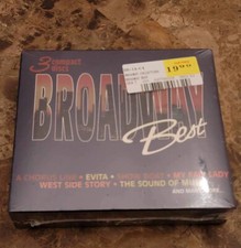Broadway Best 3 Compact Discs CD Set New Sealed