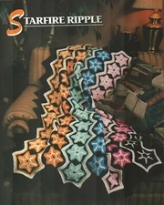 NEW STARFIRE RIPPLE ANNIE'S CROCHET QUILT & AFGHAN CLUB PATTERN INSTRUCTIONS