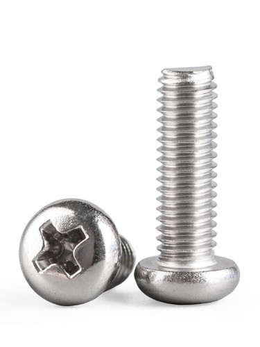 QuarkMRO 304 Stainless Steel Phillips Pan Head Machine Screws – Assorted Sizes 2# 3# 4# 6# 8#, Inch