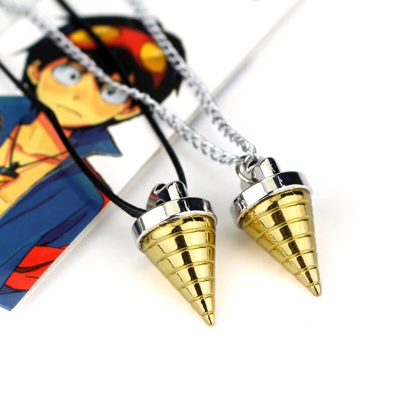 Anime Tengen Toppa Gurren Lagann Collar Núcleo Taladro Juegos con disfraces Colgante Regalo