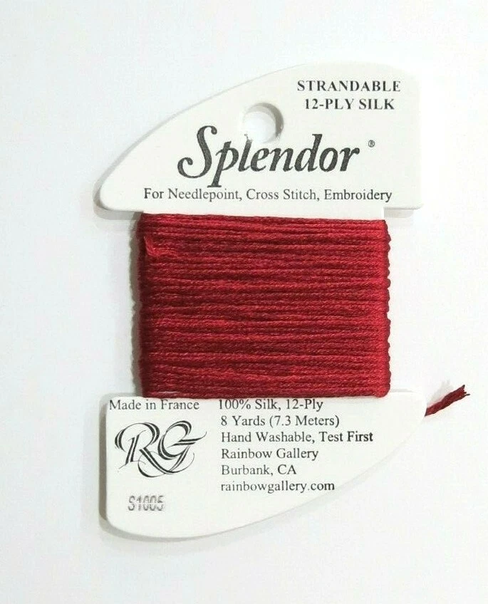 Rainbow Gallery Splendor Silk Fiber Thread Needlepoint - Image 4 of 4