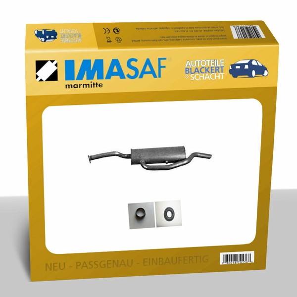 Imasaf Esd Auspuff Endtopf FüR Lancia Thema + Sw (834) 2000 I.E. 16V 108KW-image