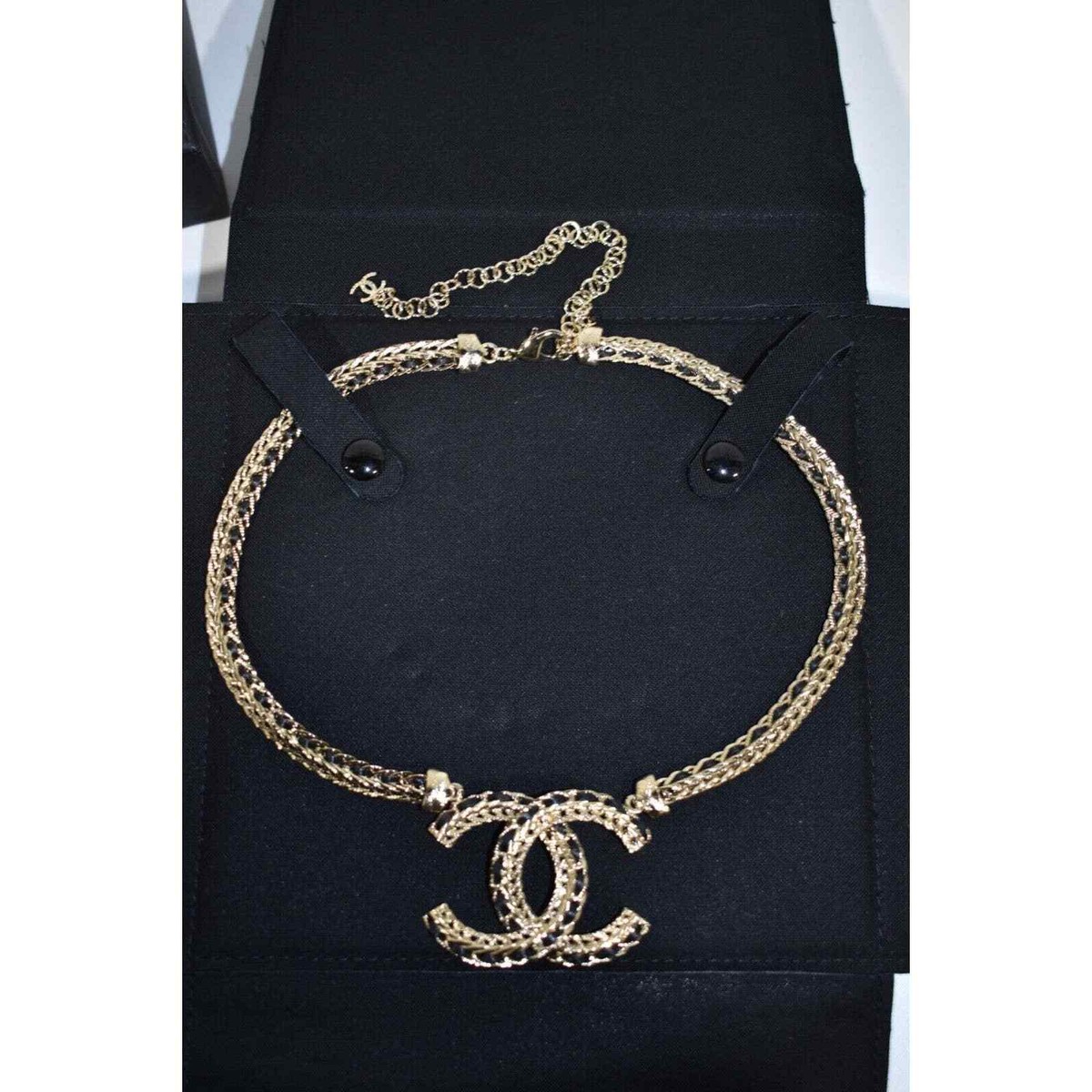 25A◆上品でときめく存在感【CHANEL】necklace CCロゴ ゴールド 50825926-1_2.jpg