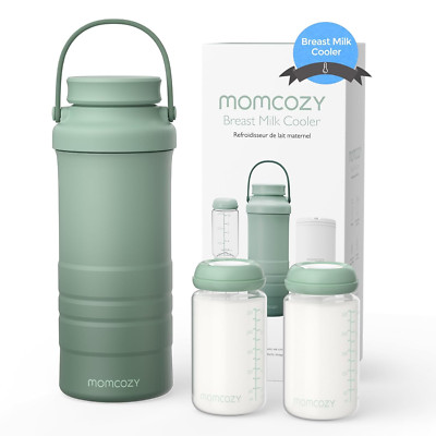 22Oz Breast Milk Cooler - 24Hr Total Cooling, Includes 2 Baby Bottles