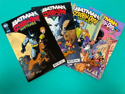 4x BATMAN SCOOBY-DOO MYSTERIES Comic # 1 2 3 4 ~ 1ST PRINT ~ NM/UNREAD DC Comics