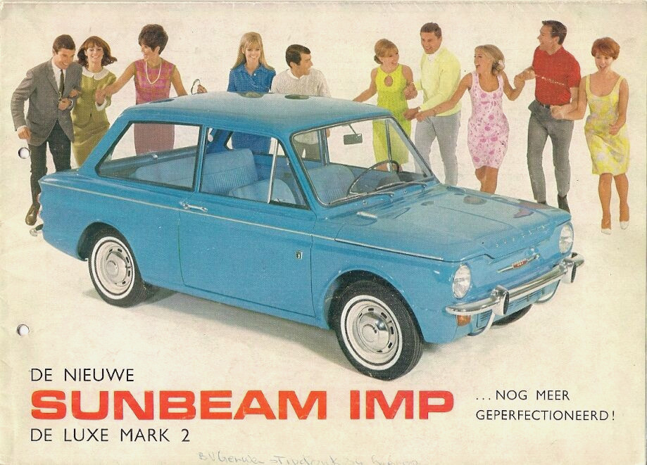 Sunbeam Imp De Luxe Saloon Mk2 1965-66 Dutch Market Sales Brochure Hillman