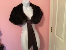 Faux Fur Wrap Cape