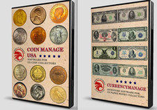 Numismatic Inventory Software. CoinManage USA + CurrencyManage on USB