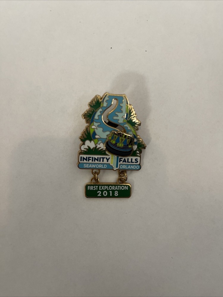 2018 Sea World Orlando Slider Pin-infinity Fall-Rare pin From Opening Year