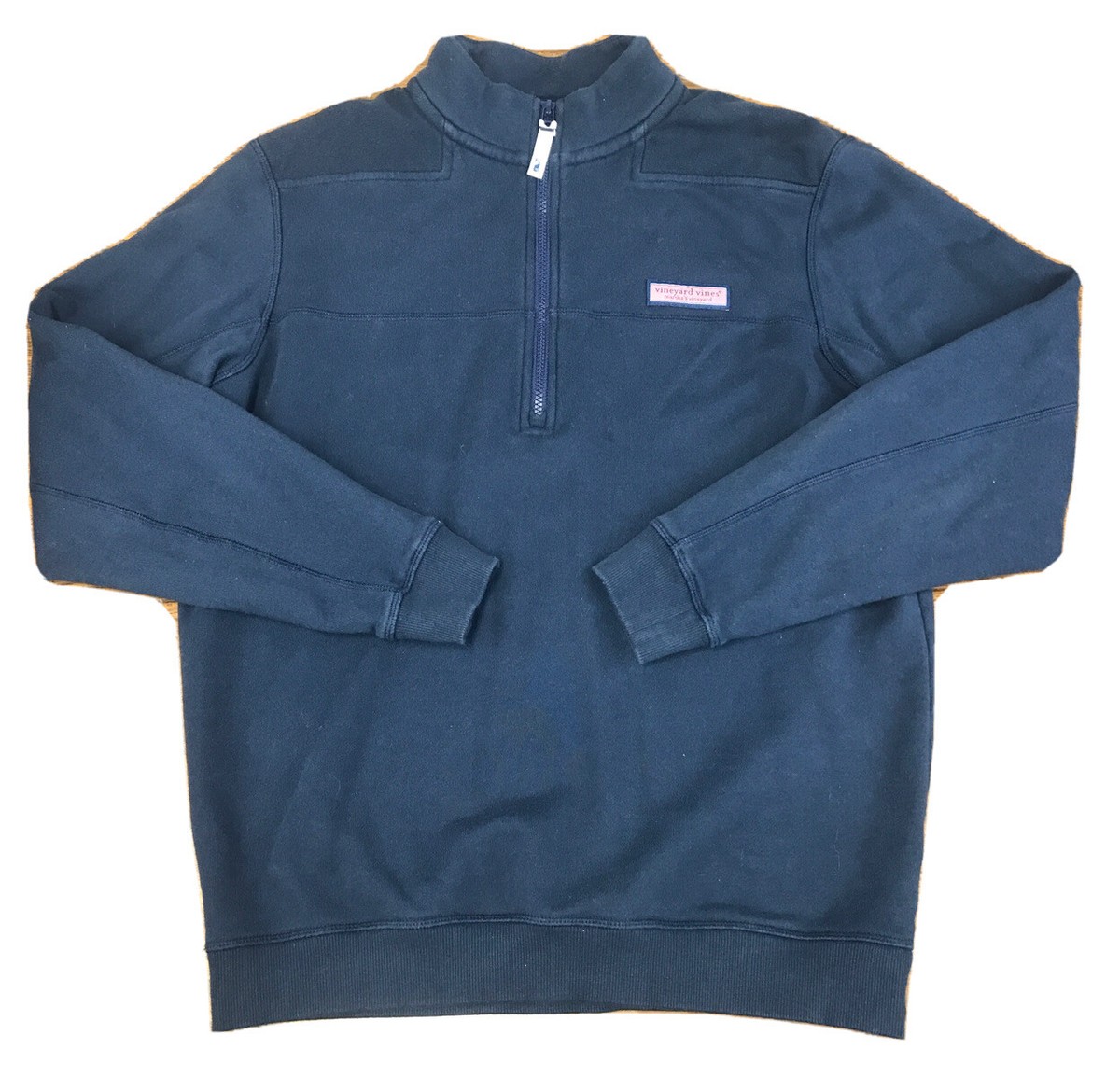 Vineyard Vines Sweater Adult Men's Small Blue Pullover Quarter Zip