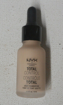 1 bottle NYX TOTAL CONTROL DROP FOUNDATION TCDF02 ALABASTER unsealed