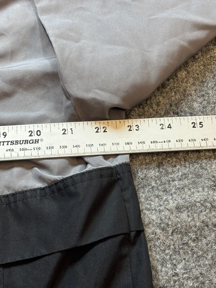 Chaqueta Champion Para Hombre Grande Gris Negro Bolsillos Con Capucha Media Cremallera Chaqueta Anorak Foto 3 de 4