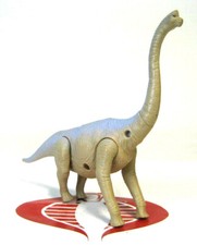 Dinosaur Hard Plastic Brachiosaurus Lavender Blue 8" Long Figure
