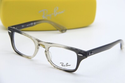 NEW RAY-BAN JUNIOR RB 9083V BURBANK JR 3889 GREY AUTHENTIC EYEGLASSES 43-19 K1