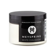 MEYSPRING White Chalcedony Mica Powder for Epoxy - Resin Color Pigment 