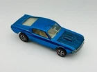 Hot Wheels Redline CUSTOM MUSTANG Blue US White Interior Very Nice !!!