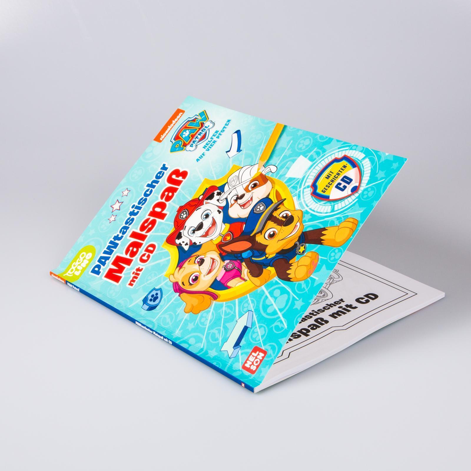 Thumbnail - Paw Patrol Ausmalbilder: Pawtastischer Malspaß Mit Cd | Deutsch |