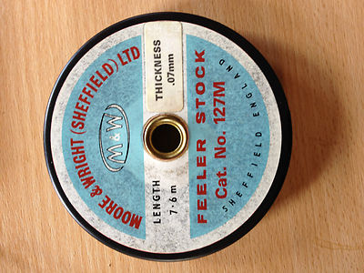 MOOR & WRIGHT UNTERLEGSCHEIBE STAHL 0,07 MM