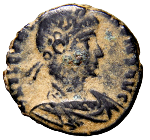 Constans i (337-350), Nummus, Rome, AD 337-340 AE Securitas Roman Coin wCOA - Picture 1 of 4